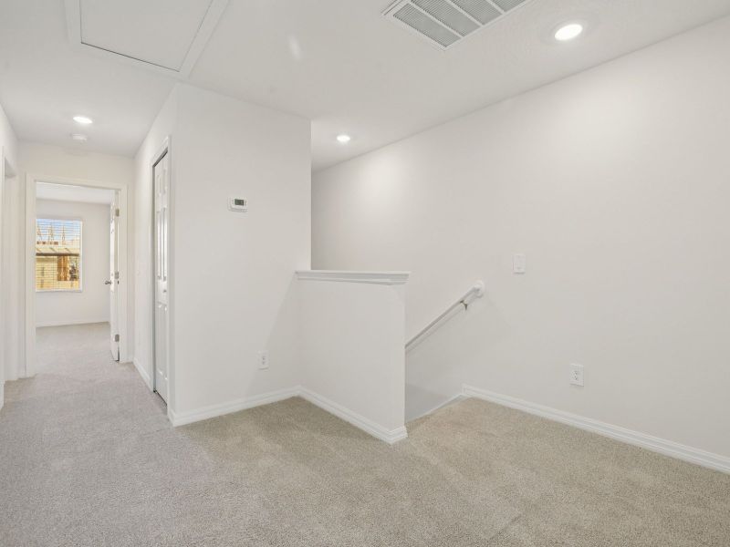 Spacious, unfurnished interior of a new home in The Meadow at Crossprairie Townes, St. Cloud (Image 10). Spacious, unfurnished interior of a new home in The Meadow at Crossprairie Townes, St. Cloud (Image 10).