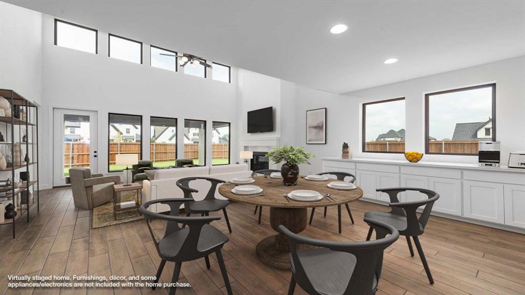 Furnished interior view inside a new home in The Lakes Of Somercrest 60', Midlothian (Image 13). Furnished interior view inside a new home in The Lakes Of Somercrest 60', Midlothian (Image 13).