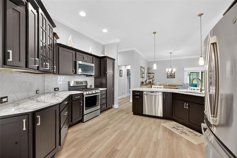 Furnished interior view inside a new home in , The Villages (Image 15).