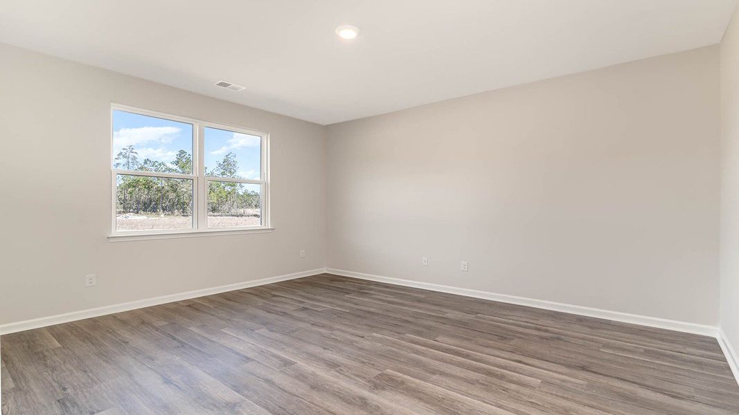 Representative unfurnished interior of a home built from the ARIA by D.R. Horton in Preserve at Cypress Commons, Conway (Image 9). Representative unfurnished interior of a home built from the ARIA by D.R. Horton in Preserve at Cypress Commons, Conway (Image 9).