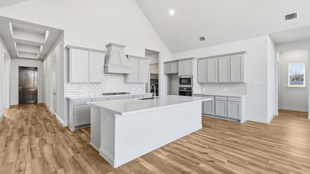 Furnished interior view inside a new home in Lakeshore Bluffs, Shady Shores (Image 18).