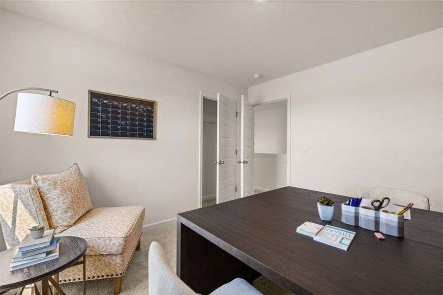 Furnished interior view inside a new home in Locust Grove Station - Cedar Ridge, Locust Grove (Image 29).