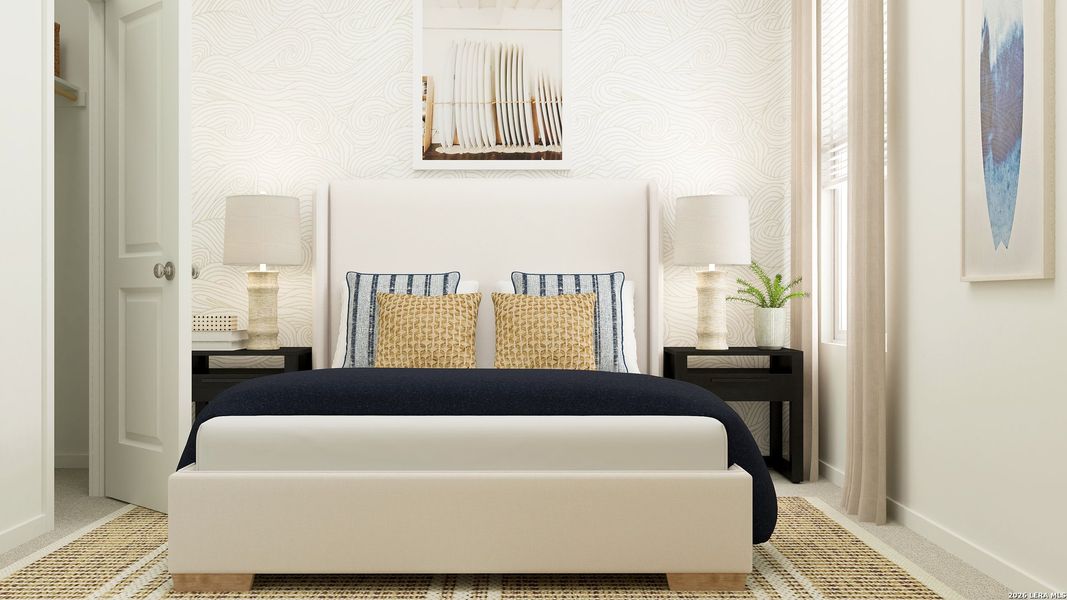 Furnished interior view inside a new home in Juniper Ranch, Spring Branch (Image 30).