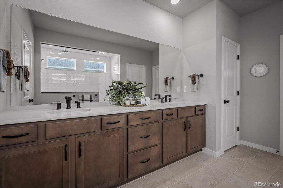 Furnished interior view inside a new home in Revel Crossing at Wolf Ranch – The Outlook Collection, Colorado Springs (Image 17).