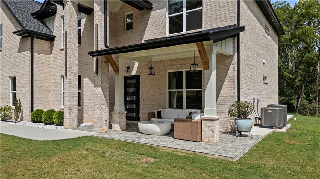Front exterior of a new home in , Lawrenceville, GA, highlighting curb appeal (Image 22).
