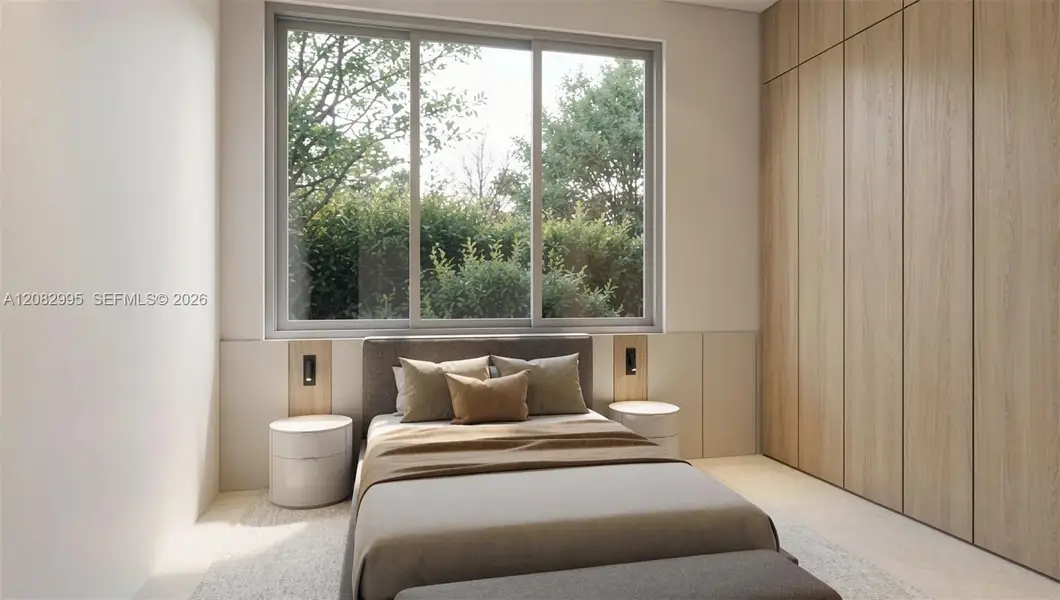 Furnished interior view inside a new home in , Miami Springs (Image 15).