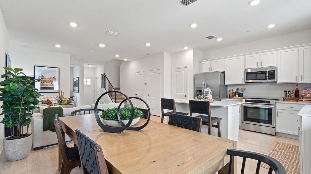 Furnished interior view inside a new home in Avery Centre, Round Rock (Image 17).
