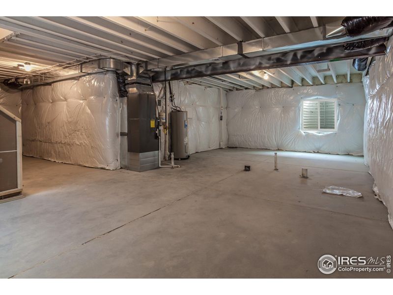 UNFINISHED BASEMENT