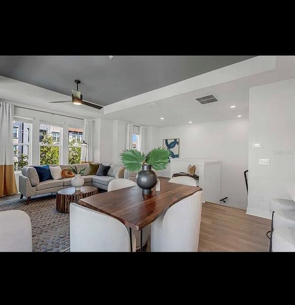 Furnished interior view inside a new home in Westshore Crossing, Tampa (Image 5).