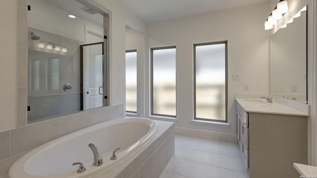 Furnished interior view inside a new home in Arcadia Ridge, San Antonio (Image 7).