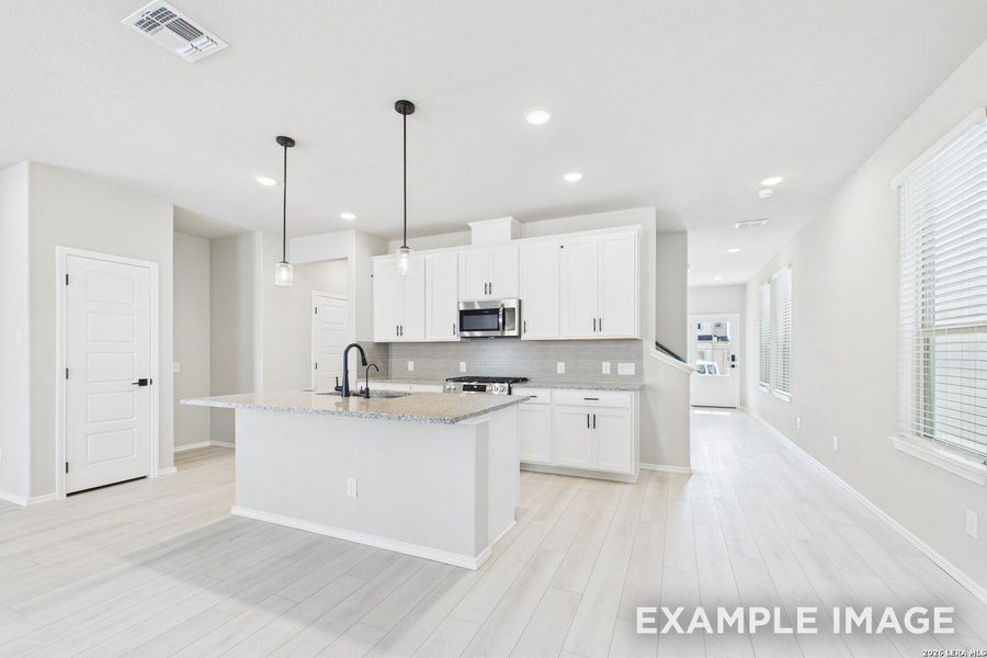 Furnished interior view inside a new home in Cedar Heights, San Antonio (Image 11).