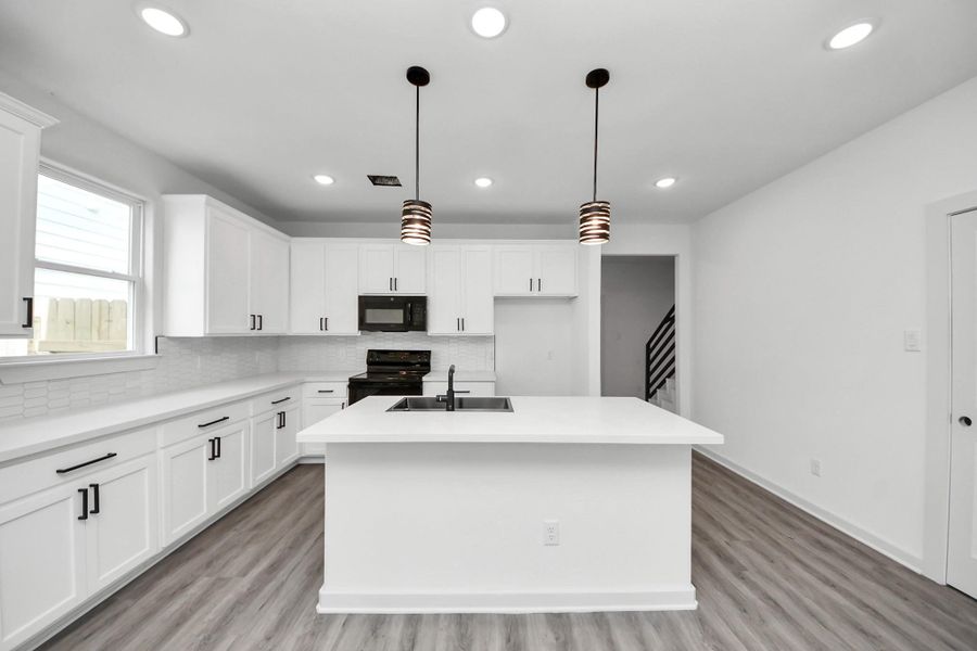 Furnished interior view inside a new home in , Houston (Image 10). Furnished interior view inside a new home in , Houston (Image 10).