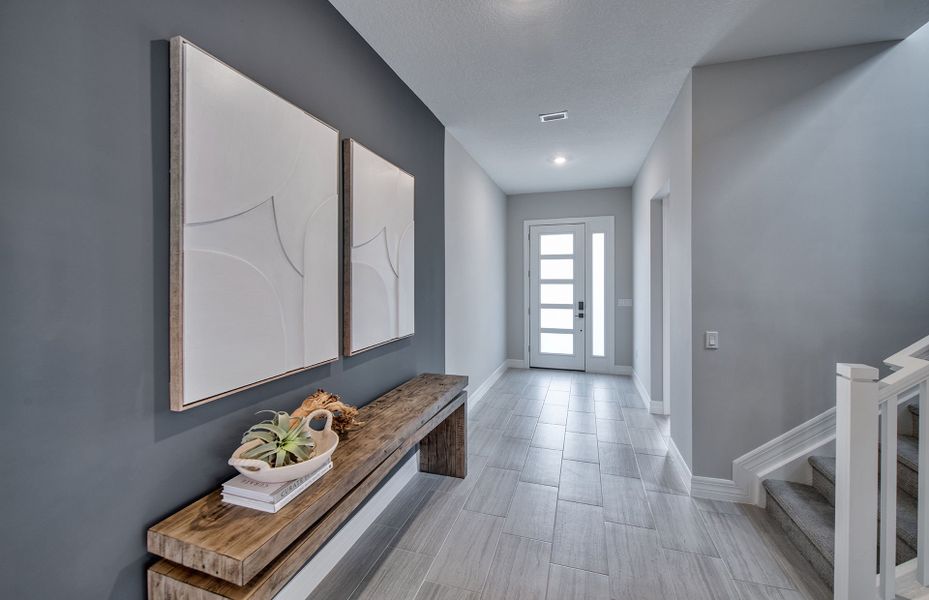 Furnished interior view inside a new home in Avondale at Avenir, Palm Beach Gardens (Image 23).