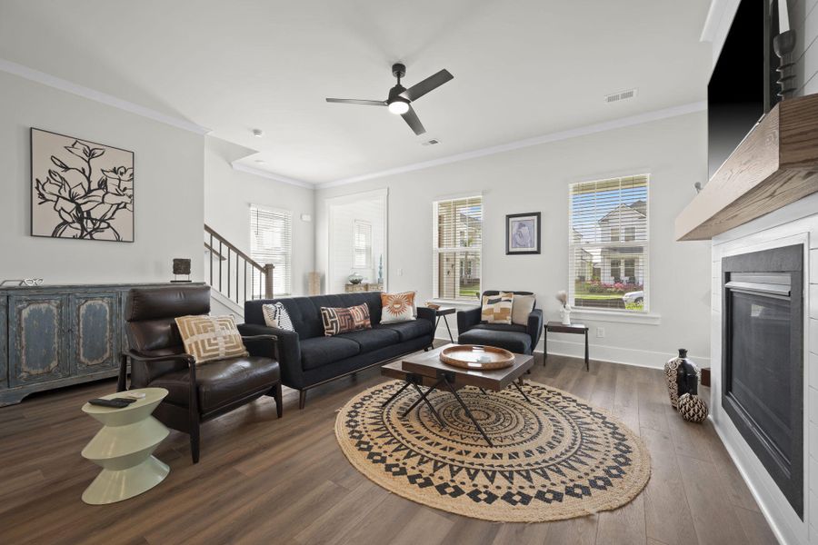 Furnished interior view inside a new home in Midtown at Nexton, Summerville (Image 52).