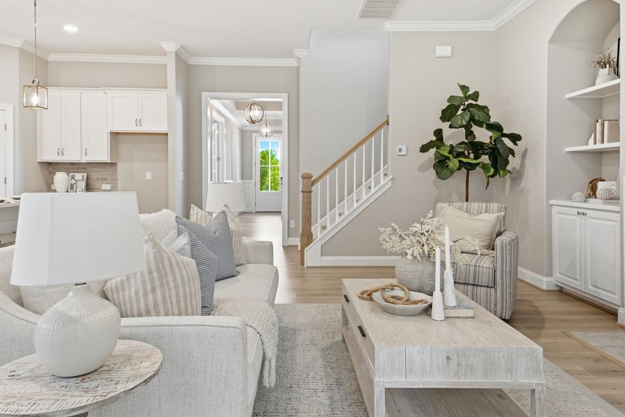 Representative furnished interior of a home built from the Causeway by Kent Homes in Terrapin, Leland (Image 11). Representative furnished interior of a home built from the Causeway by Kent Homes in Terrapin, Leland (Image 11).
