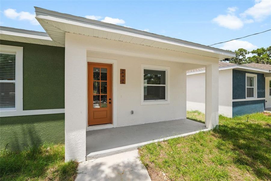 Exterior details and patio area of a home in , Lakeland (Image 4). Exterior details and patio area of a home in , Lakeland (Image 4).