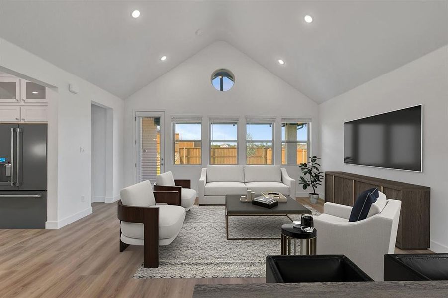 Furnished interior view inside a new home in Heritage Ranch, Sherman (Image 17).