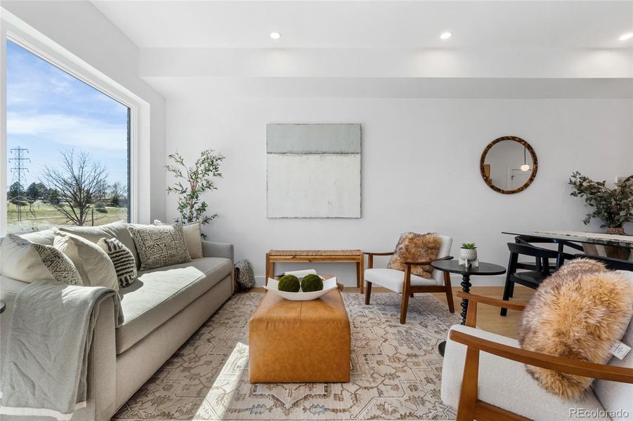 Furnished interior view inside a new home in , Denver (Image 6).