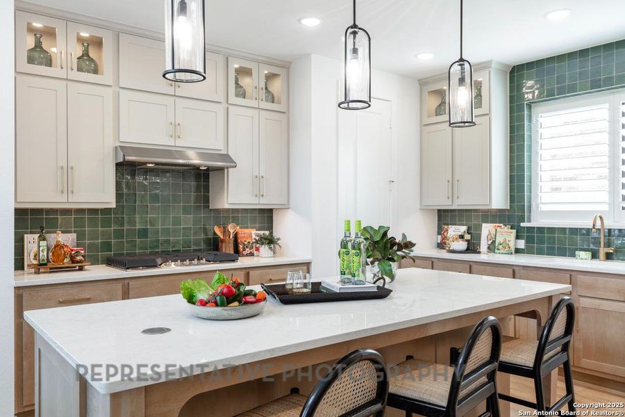 Furnished interior view inside a new home in Davis Ranch: 45ft. lots, San Antonio (Image 16).