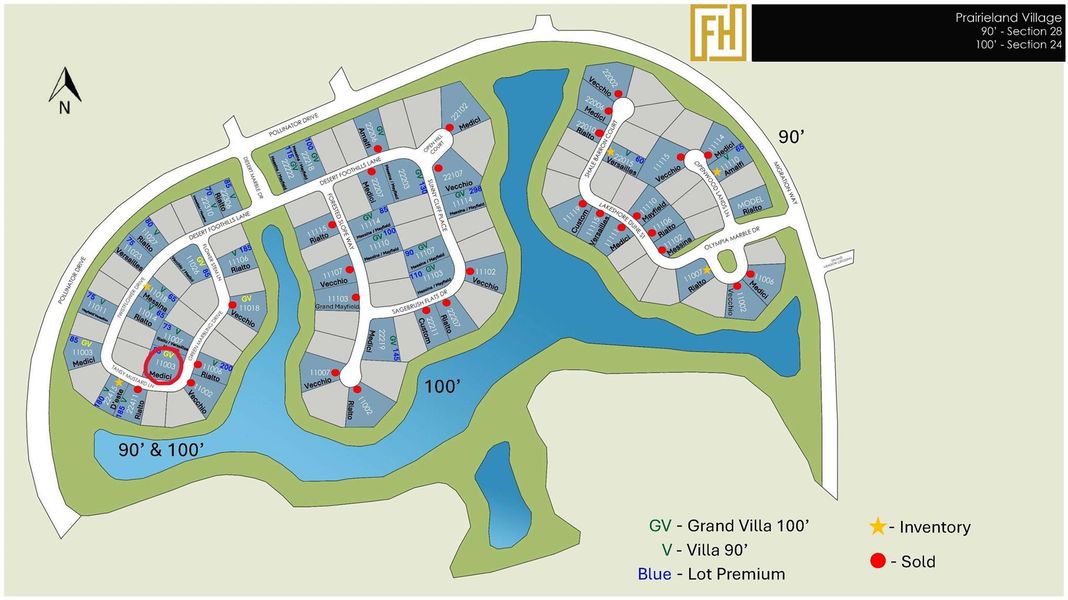 The location of the lot is circled in red on this section map. The location of the lot is circled in red on this section map.