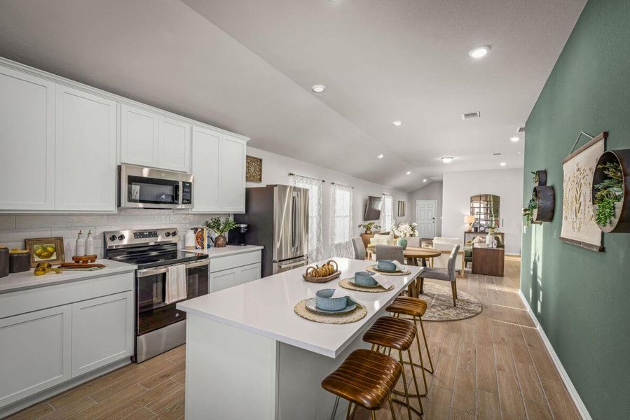 Furnished interior view inside a new home in Cool Water, Jarrell (Image 6). Furnished interior view inside a new home in Cool Water, Jarrell (Image 6).