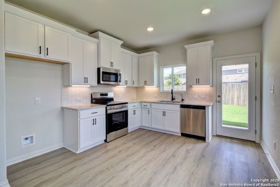 Furnished interior view inside a new home in Casinas at Gruene, New Braunfels (Image 4).