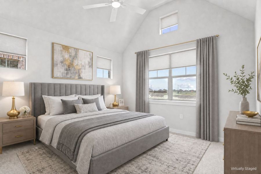 Furnished interior view inside a new home in Wildridge, Oak Point (Image 15).