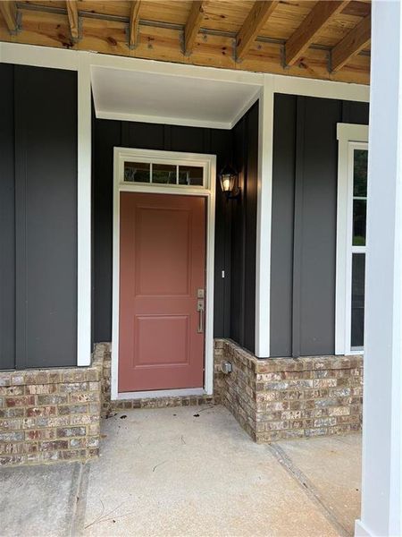 Exterior details and patio area of a home in The Park at Gainesville Township, Gainesville (Image 35). Exterior details and patio area of a home in The Park at Gainesville Township, Gainesville (Image 35).