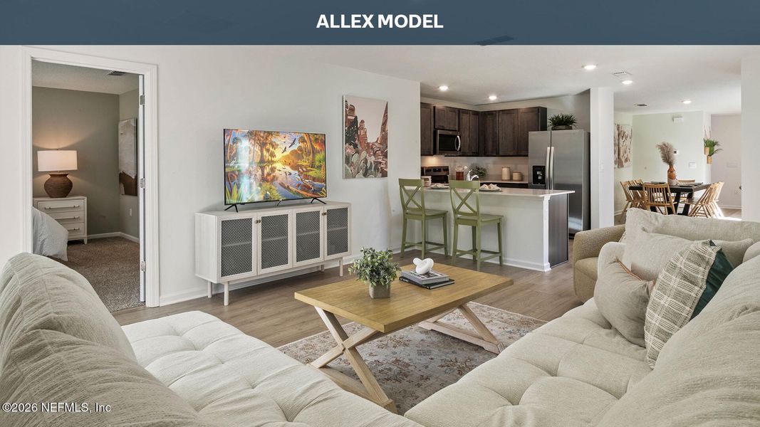 Furnished interior view inside a new home in The Arbors, Jacksonville (Image 19).