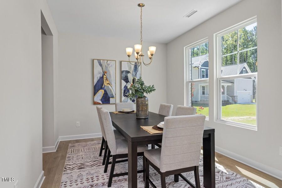 Furnished interior view inside a new home in Wellers Knoll, Lillington (Image 5).