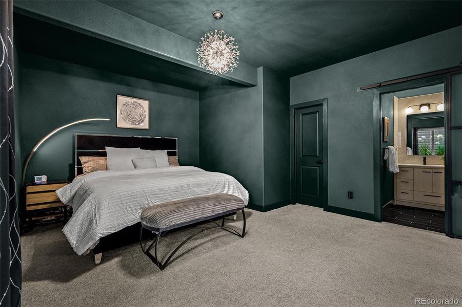 Furnished interior view inside a new home in , Colorado Springs (Image 9).