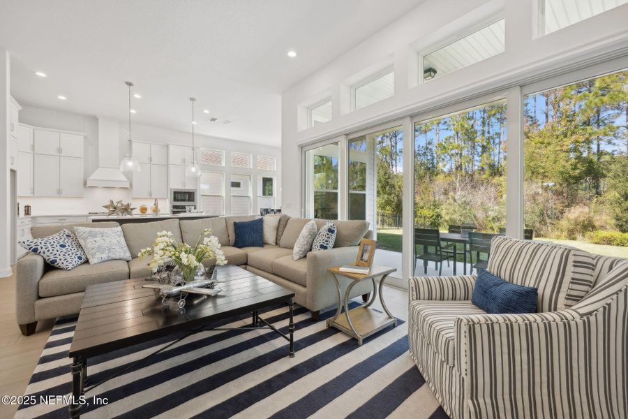 Furnished interior view inside a new home in Amelia National, Fernandina Beach (Image 18).