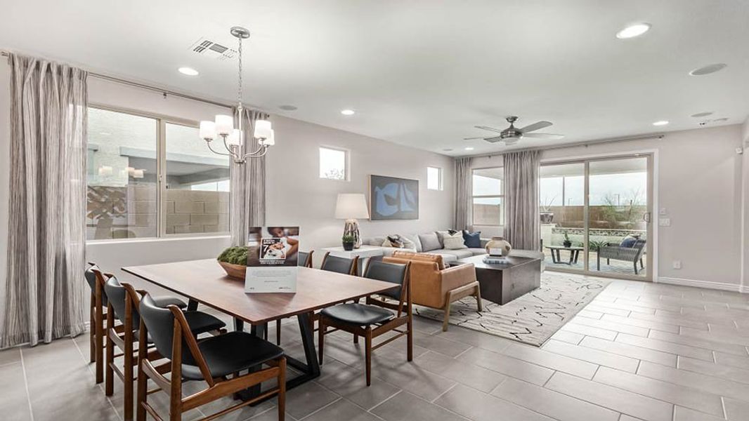 Representative furnished interior of a home built from the Hudson by Taylor Morrison in Paradisi Encore Collection, Surprise (Image 9). Representative furnished interior of a home built from the Hudson by Taylor Morrison in Paradisi Encore Collection, Surprise (Image 9).
