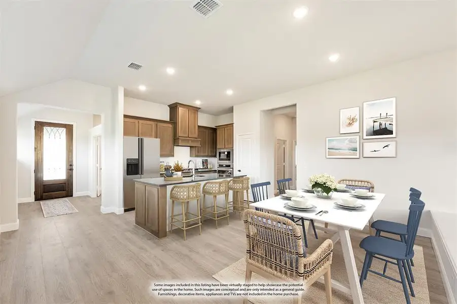 Furnished interior view inside a new home in Sunset Ridge, Alvarado (Image 12).