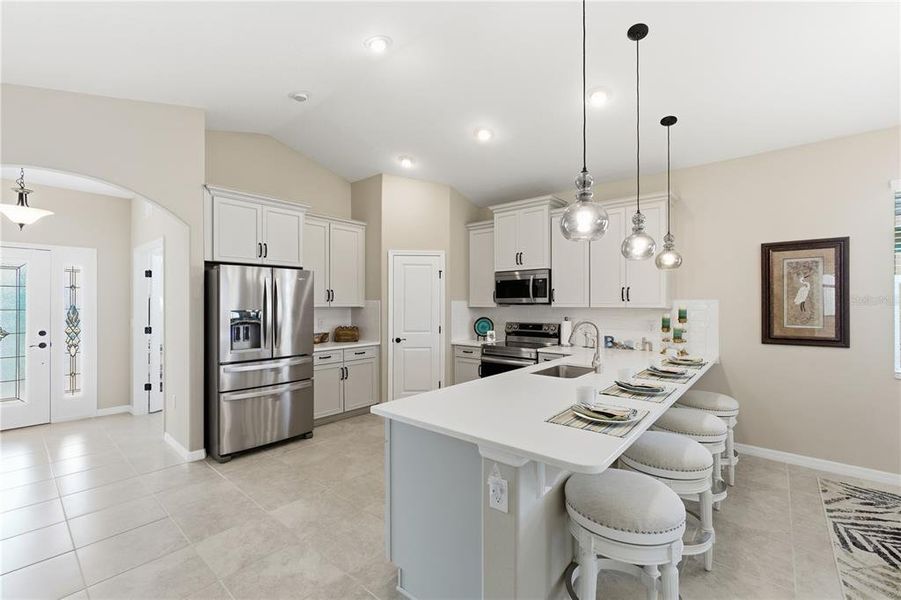 Furnished interior view inside a new home in , Palm Coast (Image 26).