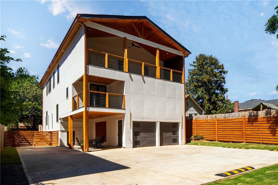 Front exterior of a new home in , Atlanta, GA, highlighting curb appeal (Image 27).