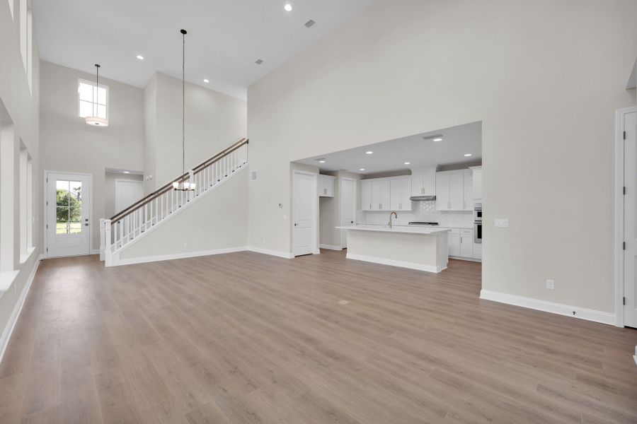 Representative unfurnished interior of a home built from the Palmetto by Riverside Homes in Mariposa at EverRange, Jacksonville (Image 38).