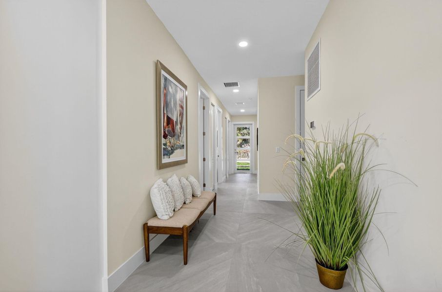 Furnished interior view inside a new home in , Jupiter (Image 31).