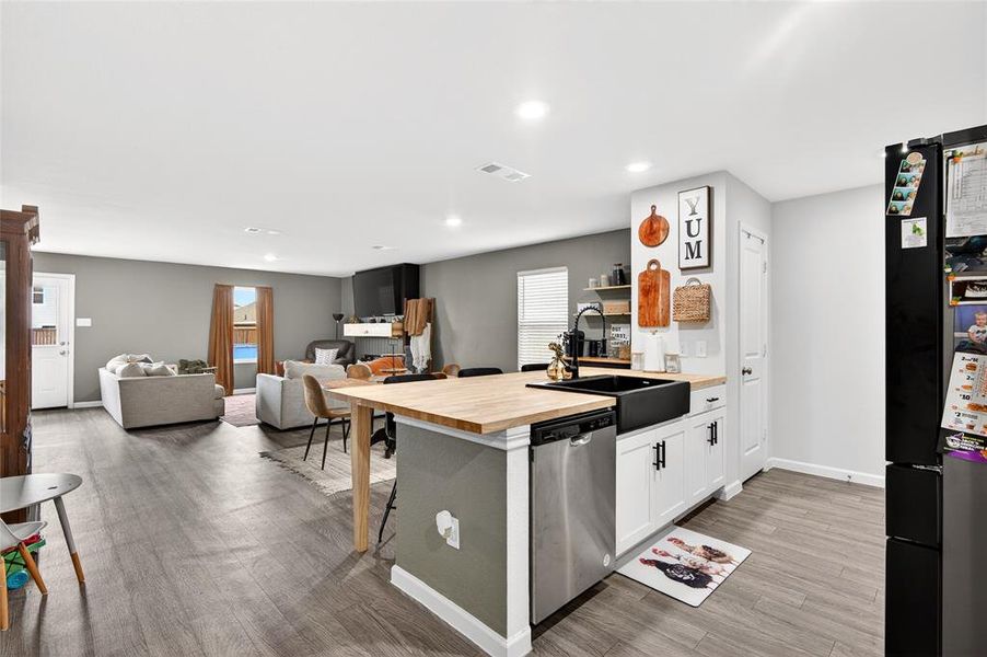 Furnished interior view inside a new home in Villages of Mayfield, Cleburne (Image 6).