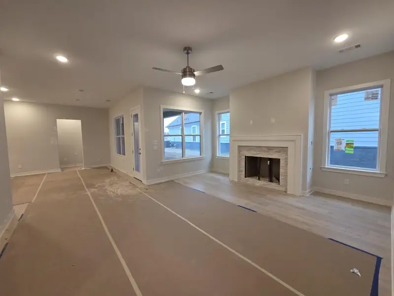 In-progress construction of a new home in Twin Oaks, Oakland, TN (Image 16).