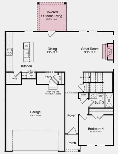 2D floor plan layout of this home in Windance Lake, Loganville, GA (Image 3). 2D floor plan layout of this home in Windance Lake, Loganville, GA (Image 3).