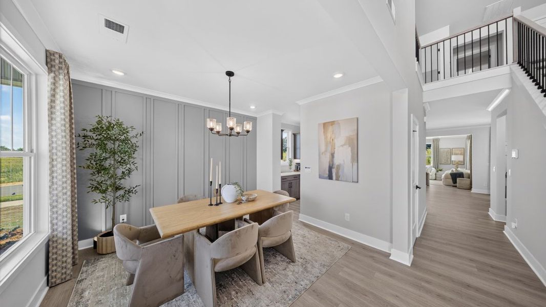 Furnished interior view inside a new home in Westport, York (Image 8).