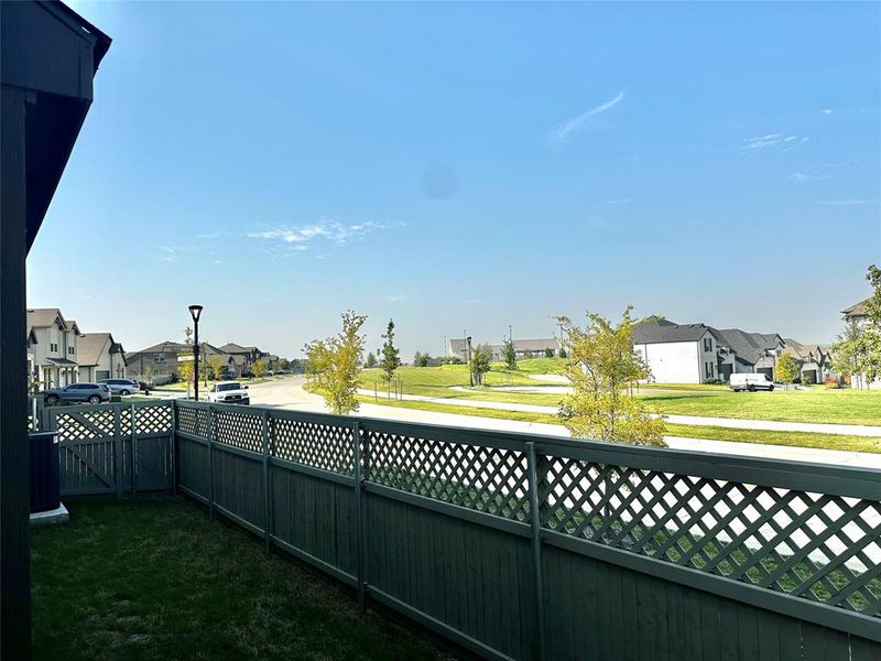 Exterior details and patio area of a home in , Northlake (Image 3). Exterior details and patio area of a home in , Northlake (Image 3).