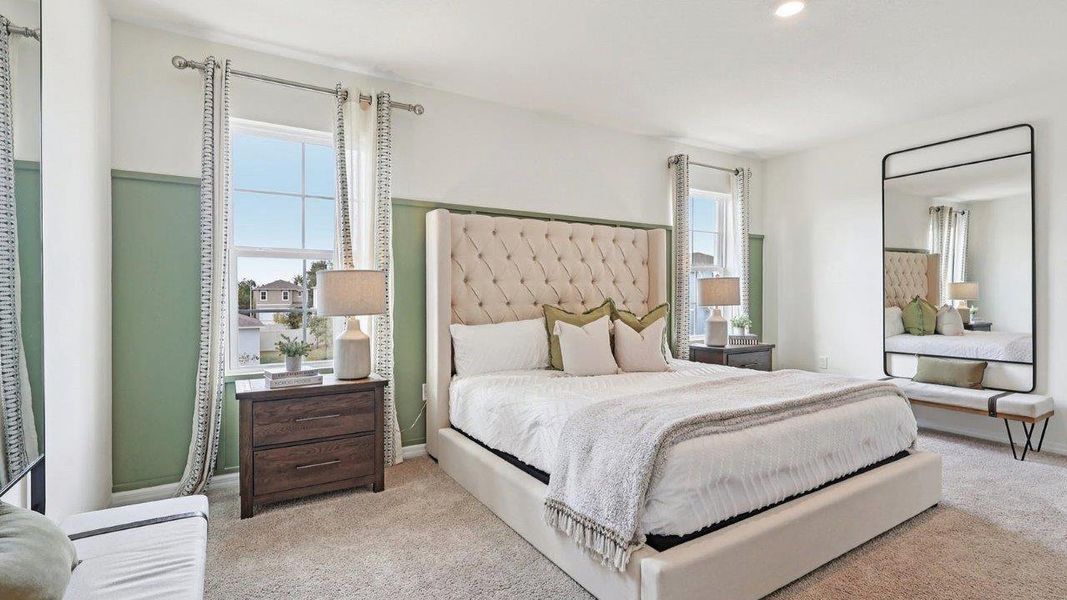Furnished interior view inside a new home in Crosswinds, Haines City (Image 26).