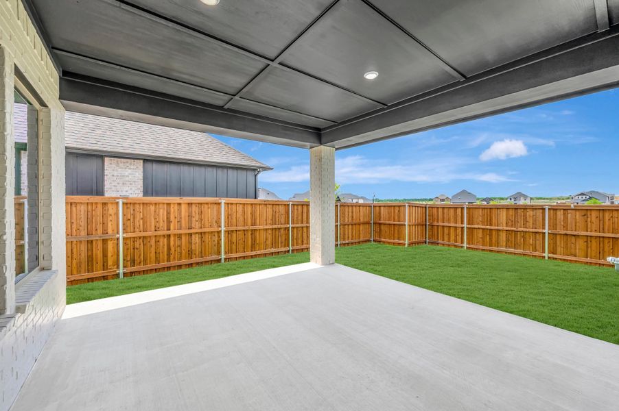 Exterior details and patio area of a home in Talia – Garden Series, Mesquite (Image 3). Exterior details and patio area of a home in Talia – Garden Series, Mesquite (Image 3).