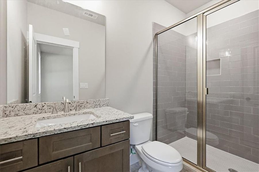 Furnished interior view inside a new home in , Statham (Image 12).
