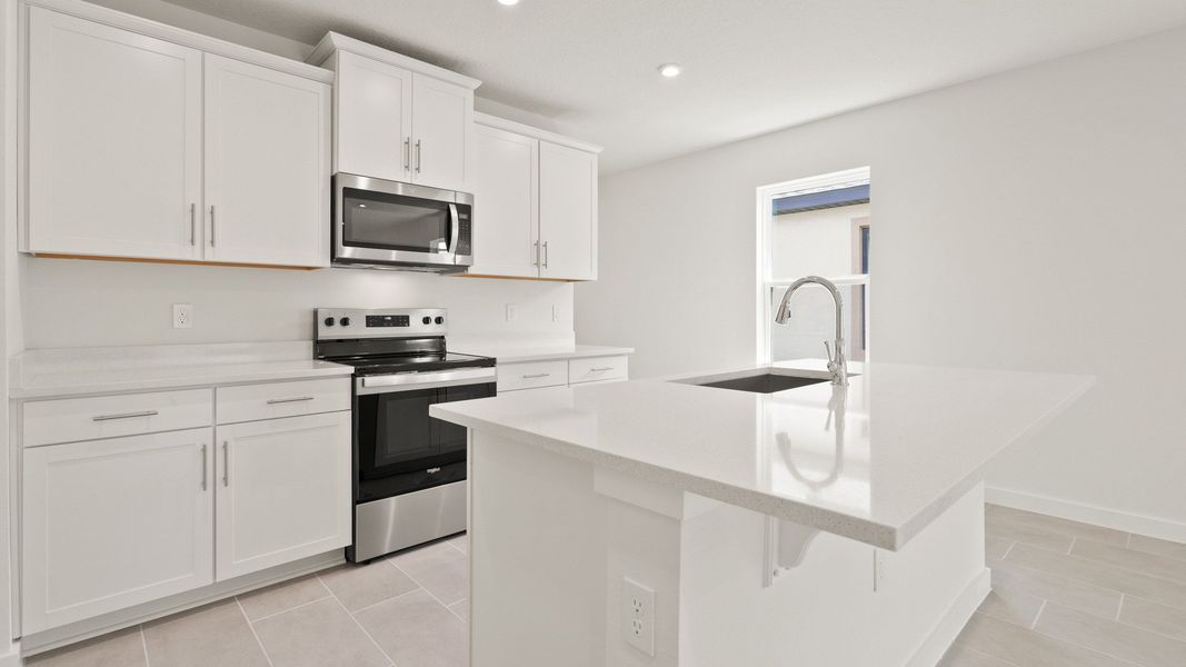 Representative furnished interior of a home built from the Flagler by DRB Homes in Grasslands West, Lakeland (Image 21).