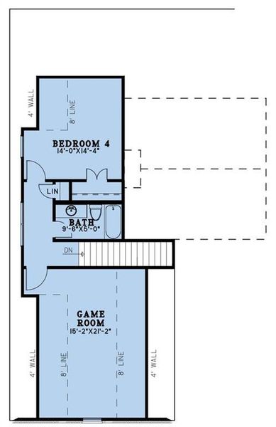 2D floor plan layout of this home in , Lithonia, GA (Image 4).