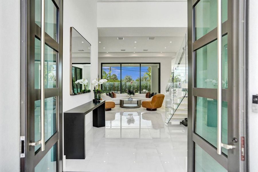 Furnished interior view inside a new home in , Delray Beach (Image 34).