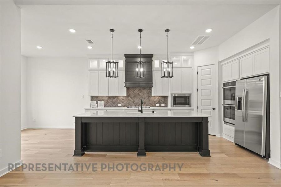 Furnished interior view inside a new home in Sandbrock Ranch, Aubrey (Image 5).